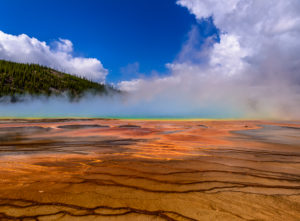 USA, Wyoming, Yellowstone National Park, Midway Geyser Basin, Grand Prismatic Spring USA, Wyoming, Yellowstone National Park, Midway Geyser Basin, Grand Prismatic Spring